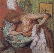 Edgar Degas Lady in the bathroom oil painting reproduction